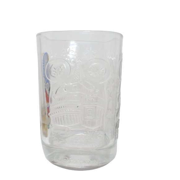 VTG McDonalds Disney World 2000 Millennium Celebration Glass Square Mickey Epcot - Picture 2 of 6
